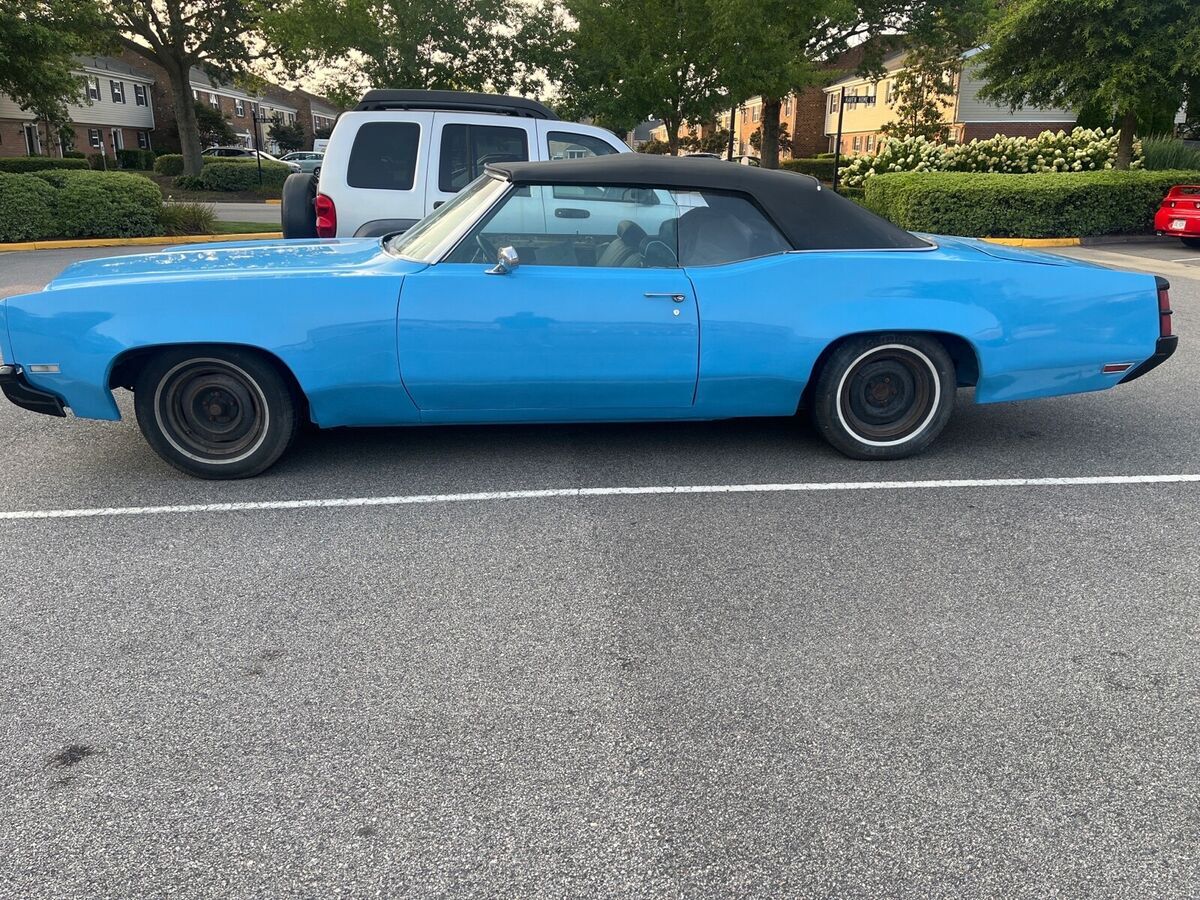 1970 oldsmobile 88 convertible blue