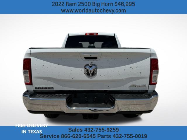 2022 ram 2500 big horn crew cab 4x4 6'4' box