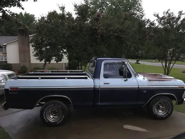 1976 ford f100 short bed pickup truck