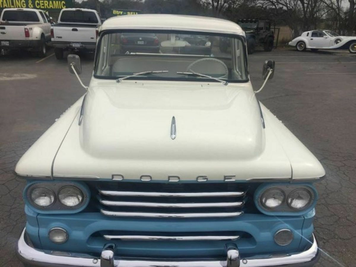 dodge 315 v8, rare push button automatic transmission on dash take a look