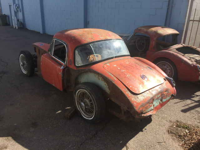 1957 mg mga coupes no reserve project cars 2 coupes sold together