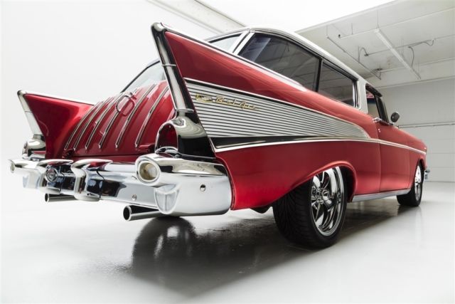 1957 candy red pearl, built 283, a/c used automatic wagon