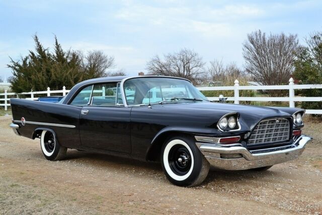 1958 chrysler 300d hemi restored, factory black, numbers matching