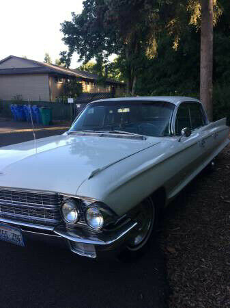 1962 caddillac fleetwood 4-door 8-cylinder gas 3-speed automatic rwd wa c84394