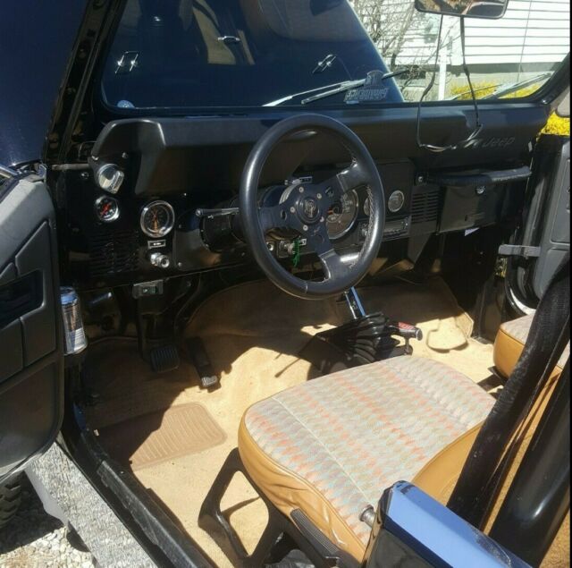 1985 jeep cj 7 custom body off frame-up rebuild 350 chevy 425hp turbo 400 trans