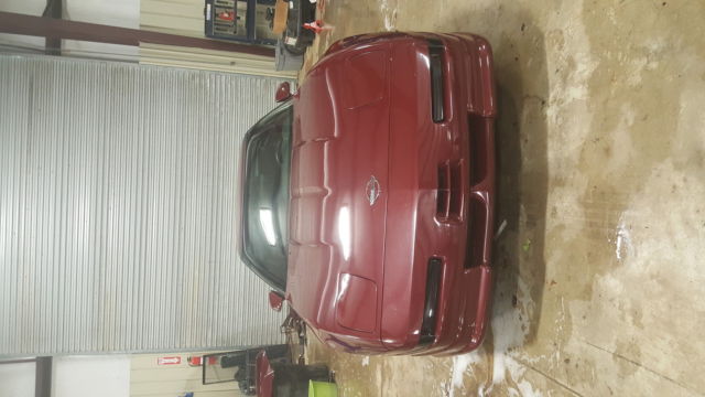 1993 40th anniversary edition ruby 6 speed corvette
