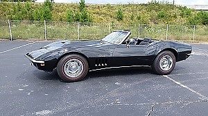 1969 chevrolet corvette 96631 miles black