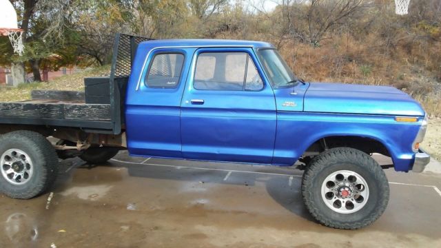 1979 ford f-250, extra cab, 4x4, 460 motor, flatbed, 4" lift