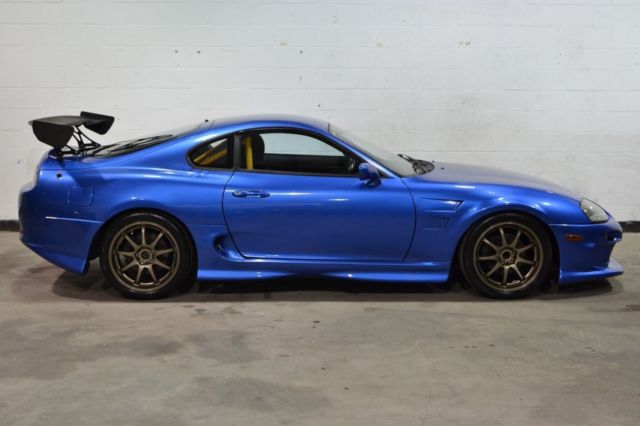 1993 toyota supra 57150 miles blue coupe 2jz-gte 6 speed manual v160 twin turbo