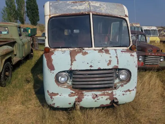 1948 ford p-100 stepvan motorhome rv! metro van coe wagon divco panel rat rod