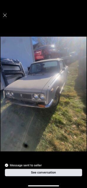 1969 toyota corona coupe white fwd automatic
