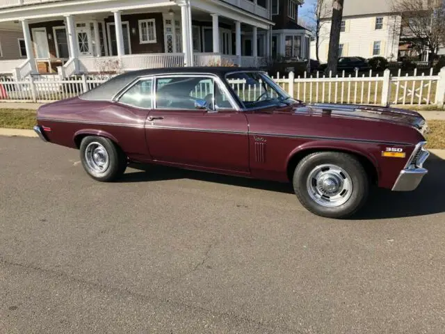 1971 chevrolet nova ss 327275h.p. v8 4/speed body on restoration