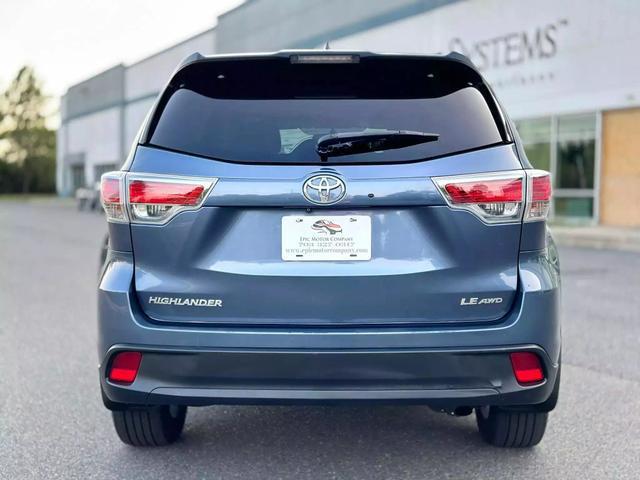 2015 toyota highlander le plus