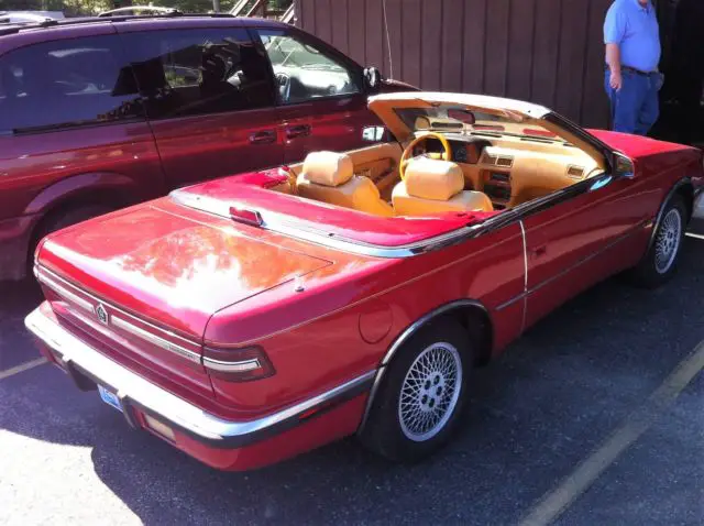 1989 chrysler tc maserati **garage kept** no reserve