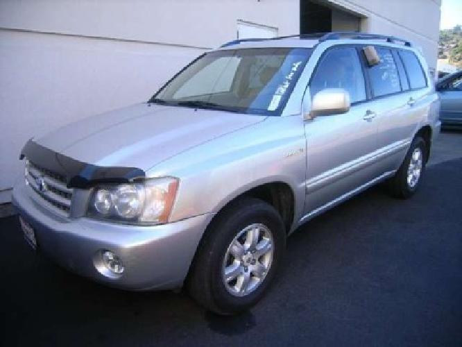 2002 toyota highlander awd limited v6 in san rafael, ca