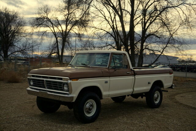 rare 1975 ford f250 4x4 highboy, automatic. 71,000 original miles