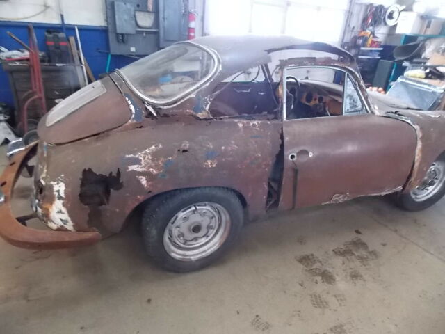 1963 porsche 356 b t6 coupe, restoration project, no engine, no trans
