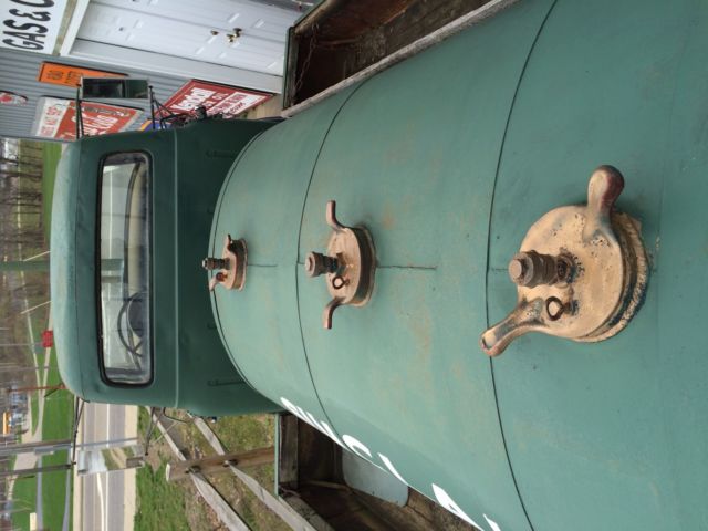 1956 ford c500 tanker truck sinclair dino gasoline hauler v8
