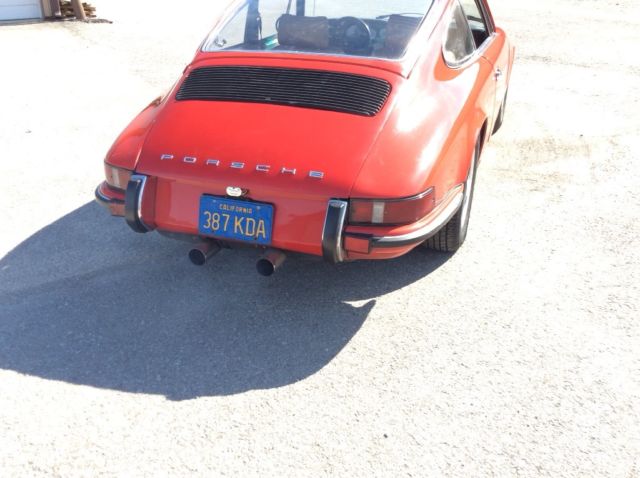 1969 porsche 911e, coupe w/mfi, rare ac, pw, sunroof