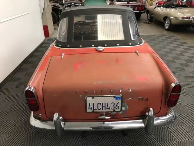1965 triumph tr-4. mechanically great. nice driving california car. rust free!