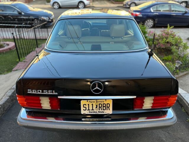 1989 mercedes-benz s-class sedan black rwd automatic sel
