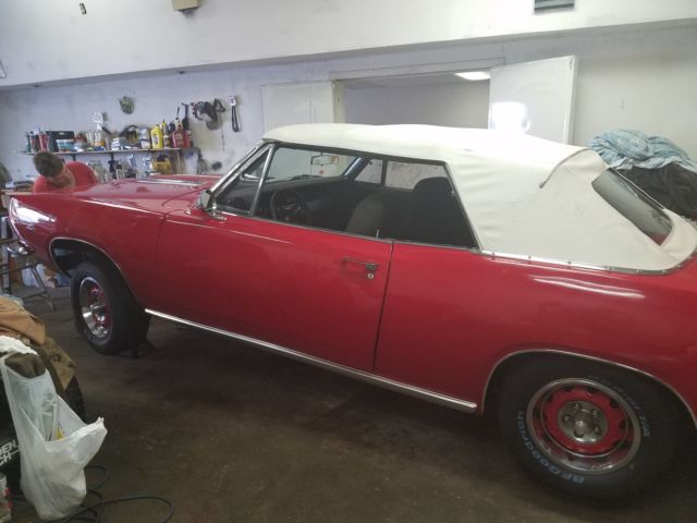 red 1967 barracuda convertible