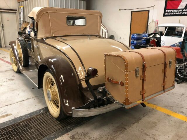 1931 plymouth roadster with rumble seat and trunk. very original