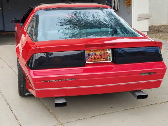 1989 chevrolet camaro iroc-z t-top 2-door 5.7l, custom upgrades
