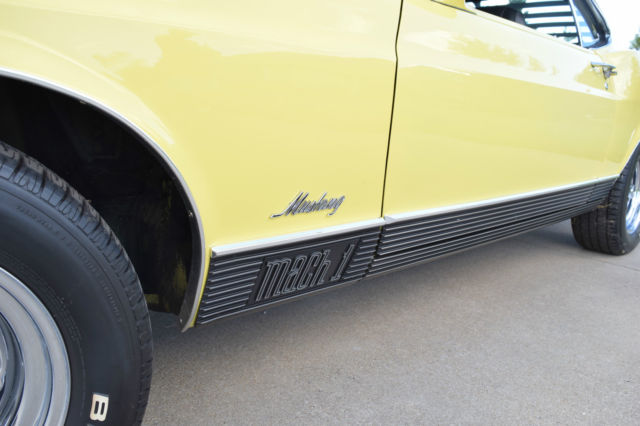 1970 ford mustang, mach 1 - m code car - awesome!