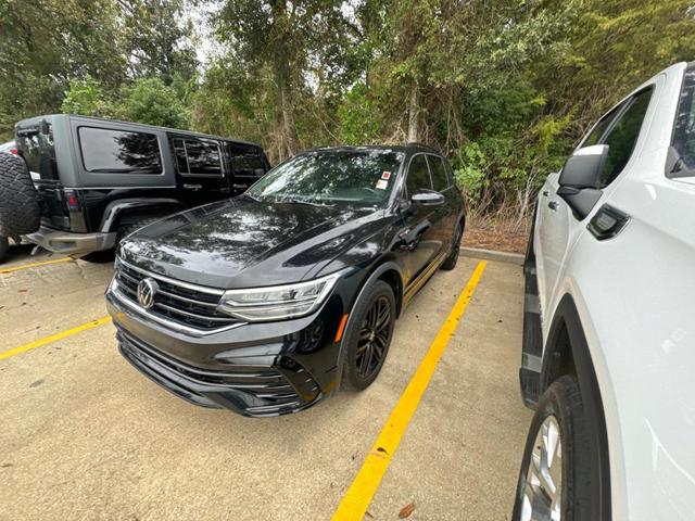 2022 volkswagen tiguan 2.0t se r-line black