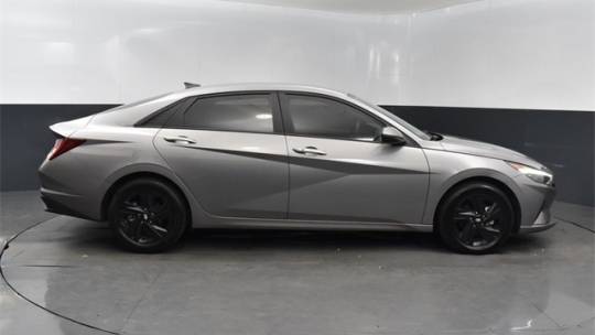 2022 hyundai elantra hybrid blue