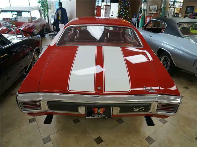1970 chevrolet chevelle ss 0 tuxedo black w/ white stripes 396 c.i. 4-speed man