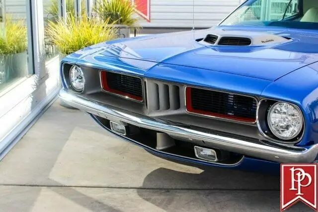 1972 plymouth barracuda "hemi 'cuda restomod" 78151 miles blue metallic