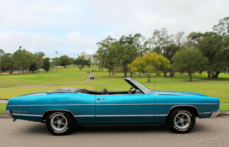 1969 ford galaxie convertible 429 big block power, rare gulf steam aqua