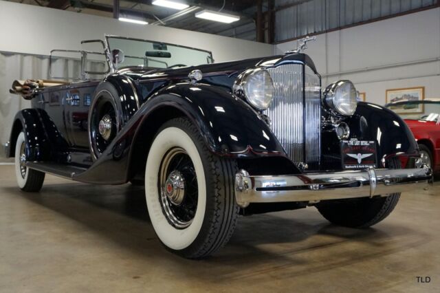 1934 packard super eight phaeton, dark blue with 20620 miles available now!