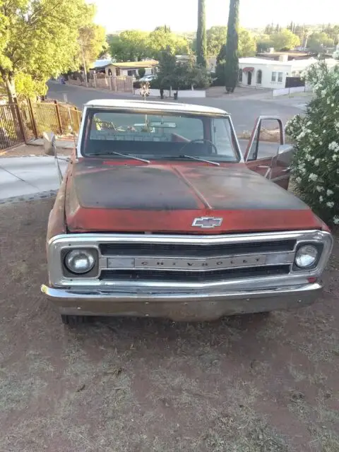 1969 chevrolet c20/ pickup red rwd automatic camper special