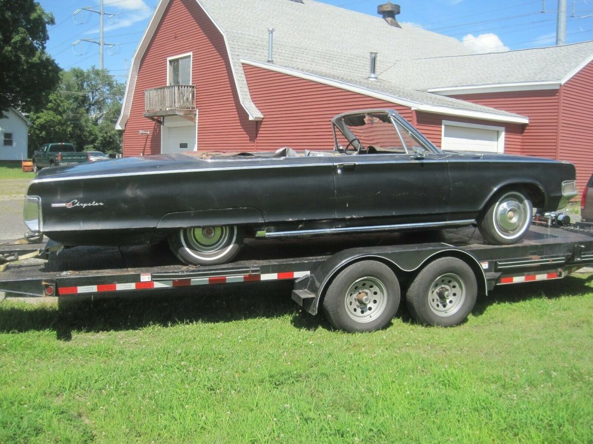 1965 chrysler newport convertible 30,000 mile clean title barn find no reserve