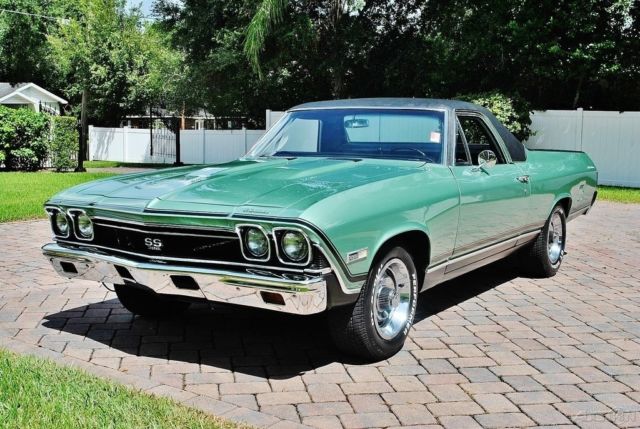 1968 chevrolet el camino ss 396, power steering & brakes, a/c, restored