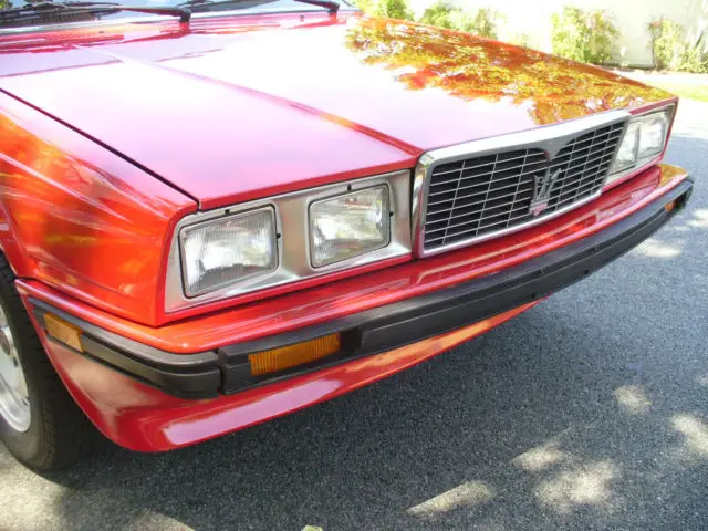 gorgeous rust free maserati bi-turbo bright red 49,000 original miles must see