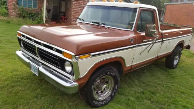 1977 ford f-250 ranger camper special pickup truck 460 auto