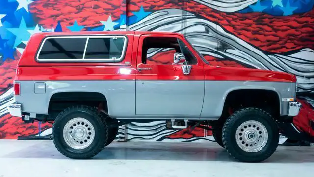 1990 chevrolet blazer lifted with upgrades 226675 miles red suv 8 automatic