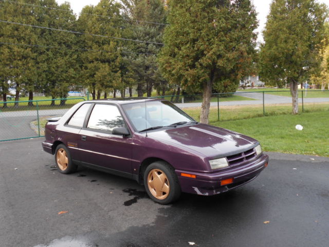 1989 dodge shadow es