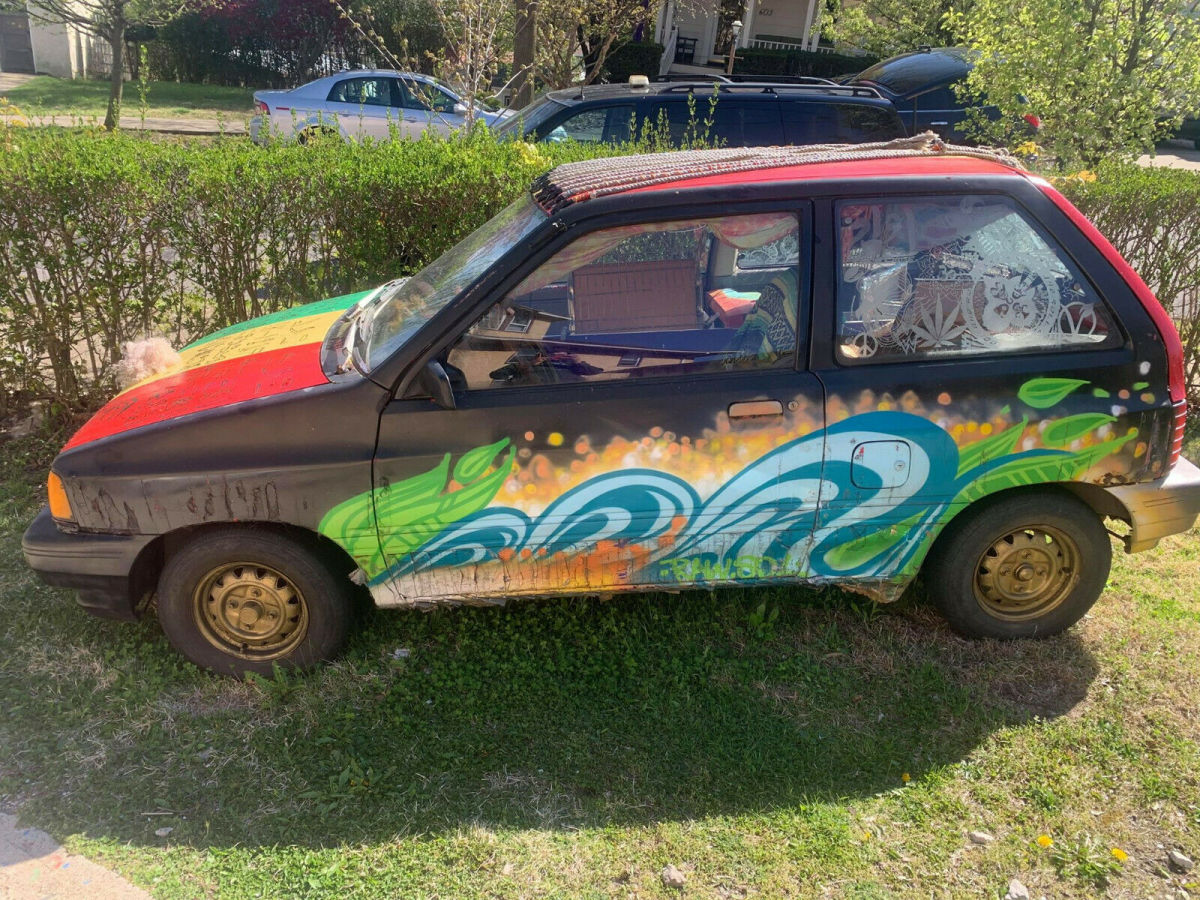 1990 ford festiva gl - 59,000 miles