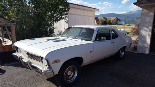 1972 chevy nova, roller - california car!!! factory disc!! barn find!!