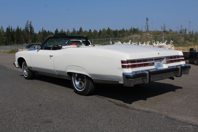 1975 pontiac grandville brougham convertible 455 cruiser!