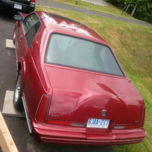 lincoln mark vii lsc sedan 2-door 5.0l, special edition red, 1991 + parts