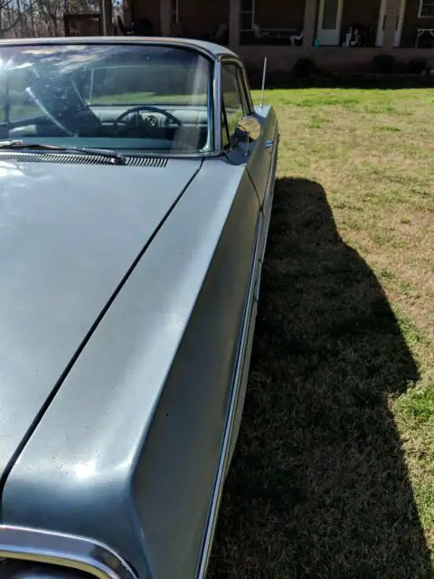 1964 impala 327, 2dr. silver blue metallic original patina