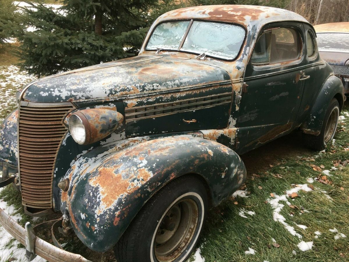 1938 chevrolet coupe, great for rod or resto solid car w clear title!, like 1937