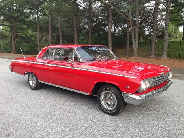 1962 chevy impala 2dr ht 350 v8 th350 ps pb ice cold factory air conditioning