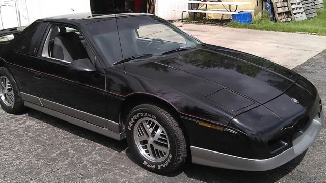 1985 pontiac fiero gt 1 owner super clean garage kept